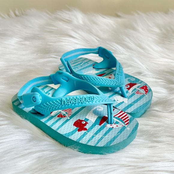 Havaianas Baby Beach Boat Sandals size 6C - 16-18 months - Picture 2 of 6